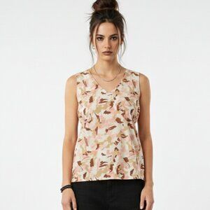 Eddie Bauer Tank Top Camo Pink Gorpcore Grunge Casual Athleisure LP